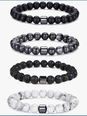 Natural Stone Bead Healing & Detox Bracelet